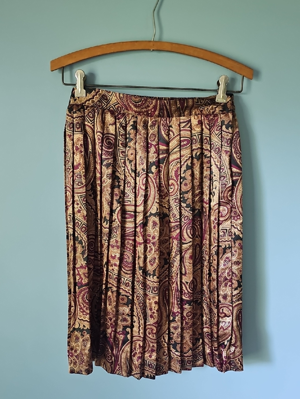 Vintage Haberdashery Leslie Fay Paisley Skirt Size 8 Petite